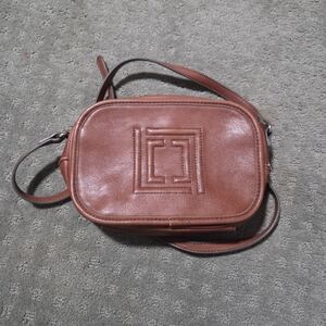 Brown Leather Crossbody Bag